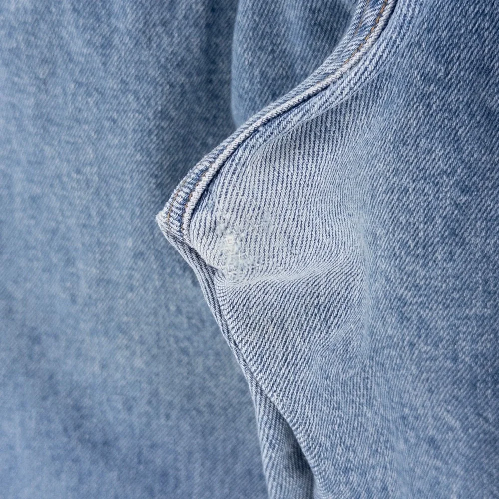 VTG Levis 550 Men 42x34 (40x32 actual) Blue Jeans Relaxed Fit Tapered Distressed